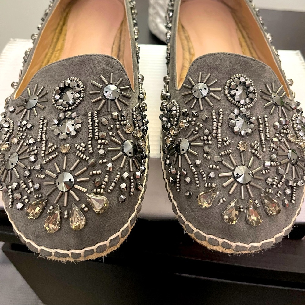 Kurt Geiger beaded espadrilles